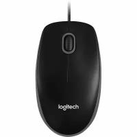 Мышь Logitech B100, черный