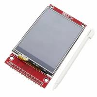 Цветной сенсорный дисплей 2.4 TFT LCD 320x240 ILI9341, SPI интерфейс