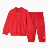 Комплект одежды Minaku, размер 68/74, красный