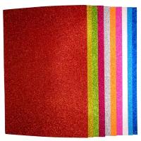 Фофмиран А4. Цветная пористая резина для творчества. 20х30 см, 2 мм толщина. Цвет Ассорти