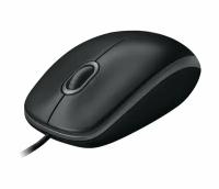 LOGITECH Мышь B100 Corded Mouse - BLACK - USB - B2B. (LRU910003357)