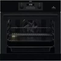 Встраиваемый духовой шкаф AEG BEB351111B black