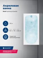 Акриловая ванна Aquanet Cariba 170x75 (с каркасом)