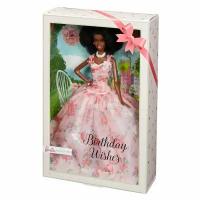Barbie коллекционная Пожелания ко дню рождения Birthday Wishes 2018 афроамериканка
