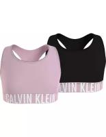 Топ 2 шт для девочек CALVIN KLEIN, Цвет: черный/розовый, Размер: 152-164