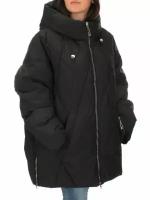 23-906 BLACK Куртка зимняя женская (тинсулейт) размер 8XL - 62 российский