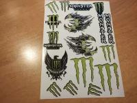 Наклейки monster для велосипеда 15 глянцевый, авто и интерьера, MTB Stickers