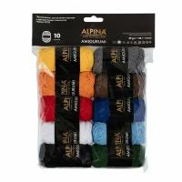 Пряжа ALPINA AMIGURUMI 100% хлопок 10 х 25 г 62 м Set №03