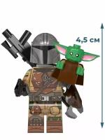 Мини-фигурка Звездные Войны Мандалорец Star Wars Mandalorian 4,5 см