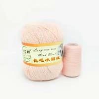 Пряжа для вязания норка длинноворсовая Long Mink Wool цвет 35 (50 гр)