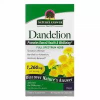 Nature's Answer Dandelion 1260 mg Root (Одуванчик 1260 мг Корень) 90 вег капсул (Nature's Answer)