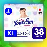 Подгузники-трусикиYourSun XL (12-20 кг), 38 шт