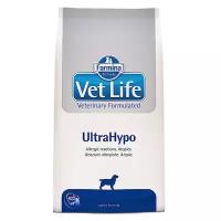 Сухой корм для собак Farmina Vet Life Canine UltraHypo с пищевой аллергией и атопией, ультра гипоаллергенный, 2 кг