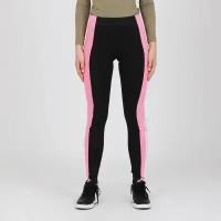 Легинсы adidas, размер 164, черный, розовый