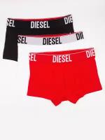 Трусы DIESEL, 3 шт., размер XXL, красный, черный, белый