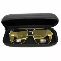 Стильные очки для водителя с поляризацией и 100% UV защитой с футляром Proud 94095-C4, микрофибра в подарок