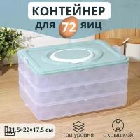 Контейнер для яиц SKYPHOS 72 ячейки, цвет микс