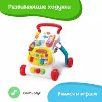 Развивающая игрушка Winfun Каталка Звуковые и световые эффекты, учимся ходить