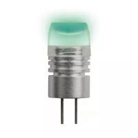 Лампа светодиодная Uniel, LED-JC-12/0,8W/GREEN/G4 G4, JC, 3000К