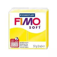 Полимерная глина FIMO Soft запекаемая лимонный (8020-10), 57 г желтый 57 г