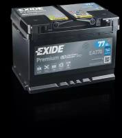 Аккумулятор автомобильный Exide Premium EA 770 6СТ-77 обр. 278x175x190