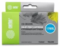 Картридж Cactus CS-CB325N(CS-CB325) №178XL желтый, для HP PS B8553/C5383/C6383/D5463