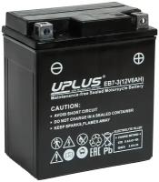 Мото аккумулятор стартерный Leoch UPLUS EB7-3 12V 6Ah обратная полярность 85А YTX7L-BS, YTX7L, CT 1207.1 AGM для мотоцикла, мопеда скутера квадроцикла