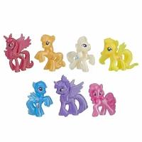 My little pony E5526 прозрачные пони Shimmering frieds collection из 7 шт