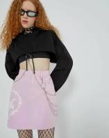 Джинсовая юбка Gloria Jeans GSK018287 светло-розовый для девочек 8-10л/134-140