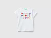 Футболка с флуоресцентным принтом United Colors of Benetton для девочек 24P-3096G10ES-101-98