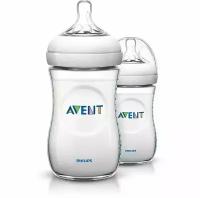 Бутылочка для кормления Philips Avent Серия Natural 260 мл, 2шт в уп