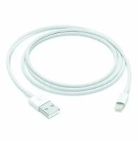 Кабель USB (M)- Lightning (M), 1 м, 1 шт, белый