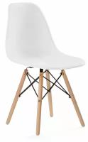 Пластиковый стул Woodville Eames PC-015 белый