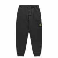 Мужские брюки Stone Island Black Cotton