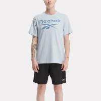 Футболка Reebok, размер 2XL, голубой