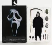 Коллекционная фигурка NECA "Призрачное лицо" (Ghostface. Серия кинофильмов "Крик") Высота - 17 см