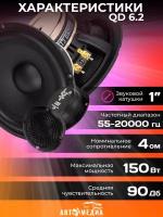 Колонки автомобильные Sound Civilization QD 6.2