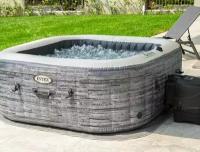 Надувная джакузи INTEX 28450 PureSpa Greystone Deluxe - 4 места 211 x 71 см