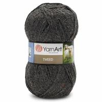 Пряжа Yarnart Tweed серо-коричневый/меланж (225), 60%акрил/30%шерсть/10%вискоза, 300м, 100г, 5шт