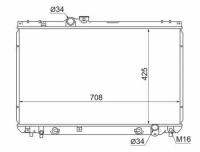 Радиатор toyota crown #zs15# 95-01/crown jzs170 1g/1jz 99-07/ progres 1/2jz-ge 98-01 Sat TY0006150