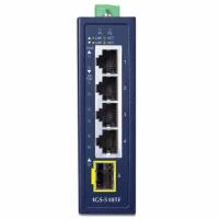 Коммутатор Planet IGS-510TF IP30 Compact size 4-Port 10/100/1000T + 1-Port 100/1000X SFP