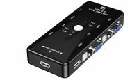 Четырехпортовый переключатель KVM USB 4 в 1 Out 4K 1080P VGA Splitter