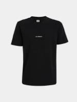 Футболка C.P. Company 24/1 Jersey Relaxed Fit Black, Черный, XXL