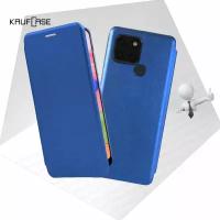 Чехол книжка KaufCase для телефона Infinix Smart 6 (X6511) (6.6"), синий. Трансфомер