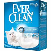 Наполнитель Ever Clean Extra Strong Clumping Unscented для кошек без ароматизатора, голубая полоска, 6 л