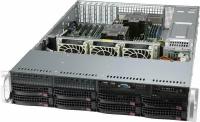 Supermicro SuperChassis 2U 825BTQC-R1K23LPB/HDD(8)LFF+opt. fix. HDD(2)LFF+opt. HDD(2)SFF/7xLP/1x1200W/ Backplane 8xSATA/SAS