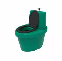 Туалет торфяной «Rostok» зеленый