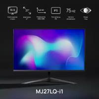 27" Монитор для компьютера ABR MJ27LQ-i1, IPS, Full HD LED, 75 Гц, D 178, A+, VGA, HDMI, USB, Audio черный, матовый