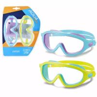 Набор масок для плавания детский "Kids swim masks", 2 штуки, от 3-8 лет, Intex 55983