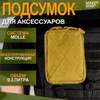 Тактический подсумок EDC с карабин-гримлок